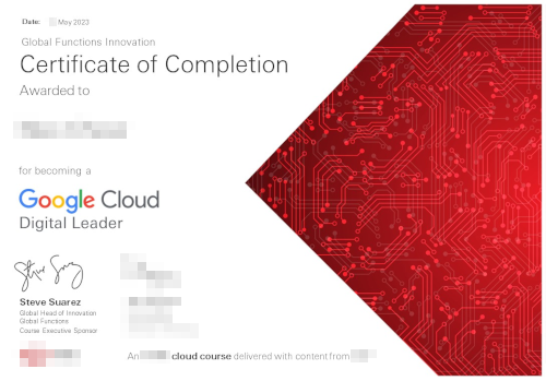 Google Cloud Digital Leader