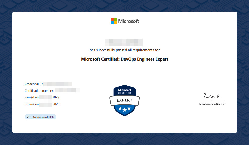Microsoft Certified DevOps Engineer Expert