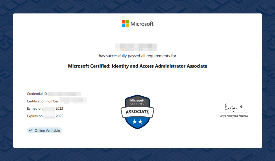 Microsoft Certified: Identity and Access Administrator Associate