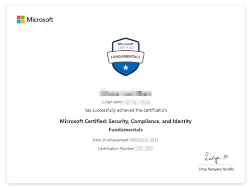 Microsoft Certified: Security, Compliance, and Identity Fundamentals