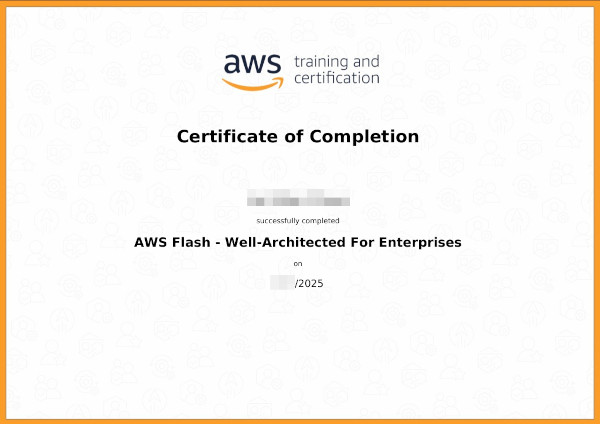 AWS Flash Well-Architected for Enterprises